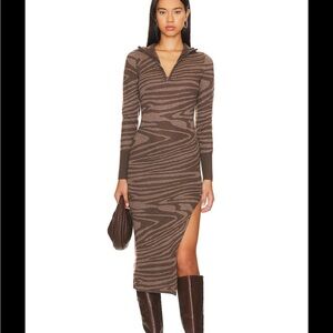 Heartloom Brown Long Sleeve Dress